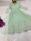 DC G43 Georgette Anarkali Gown With Dupatta Wholesale Market In Surat
